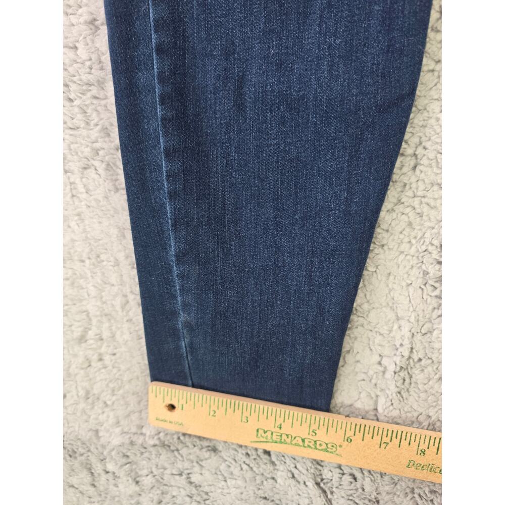 Lane Bryant Jeans Womens 18 Short Blue Super Stretch Skinny Mid Rise Dark Wash - Picture 8 of 10
